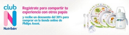 Philips Avent y Nutribén se unen para dar descuentos a los padres