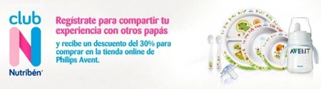 Philips Avent y Nutribén se unen para dar descuentos a los padres 