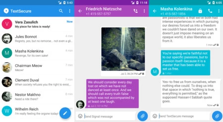 CyanogenMod は Signal のインストールを推奨します