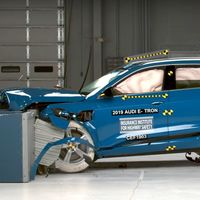 El Audi e-tron es el coche eléctrico más seguro del mercado estadounidense, según las pruebas del IIHS