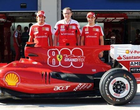 Ferrari celebrá sus 800 grandes premios en la Fórmula 1