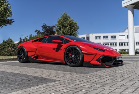 El Lamborghini Huracán con el widebody kit de Prior Design se ve impresionante