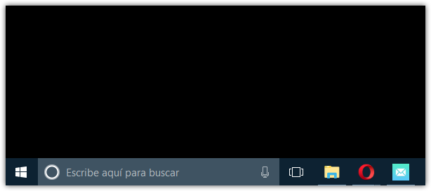 Barra De Tareas Con Cajon De Busqueda