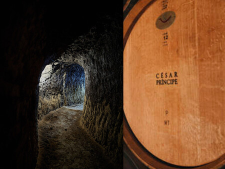 La Bodega Subterranea De Bodegas Cesar Principe Y Una De Sus Barricas
