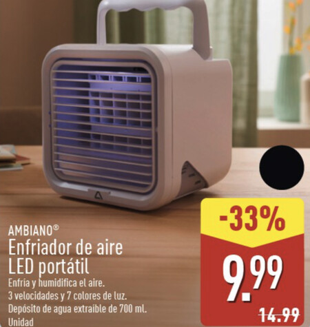 Enfriador De Aire Portatil Aldi