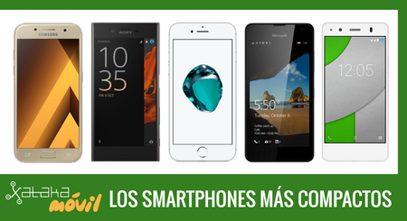 Los mejores móviles compactos o con pantalla menor de cinco pulgadas