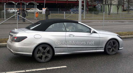 Mercedes-Benz Clase E Cabrio, nuevas fotos espía