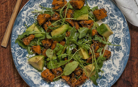 Ensaladacalabazaaguacateyrucula1