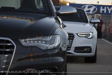 Audi Gama S y TT RS Plus, presentación y prueba en el Circuito del Jarama