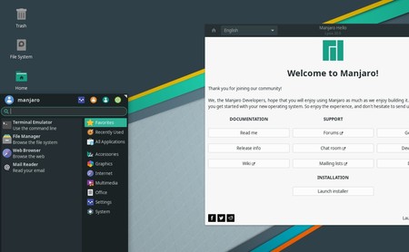 Ya está disponible Manjaro 20, con soporte para Snap y Flatpak, ZFS, y hasta nuevo tema