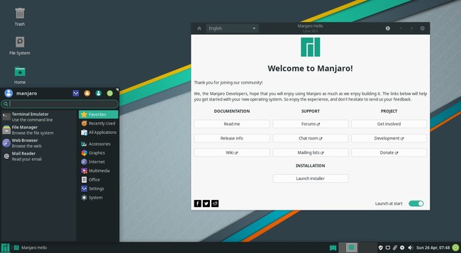Linux Manjaro 20
