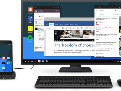 Remix OS anuncia su versión móvil para convertir tu smartphone Android en un PC de escritorio