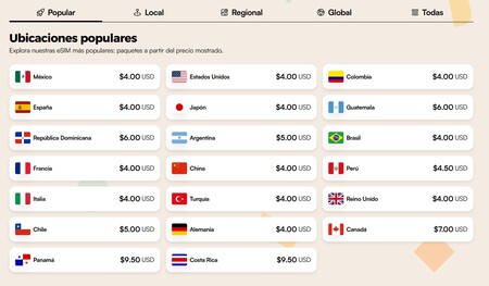 Paises Destino Airalo Oferta Descuento Cupon