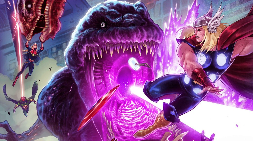 Godzilla acaba de tener una escena poscréditos que va a hacer que le tiemblen las piernas a todo bicho viviente en Marvel 