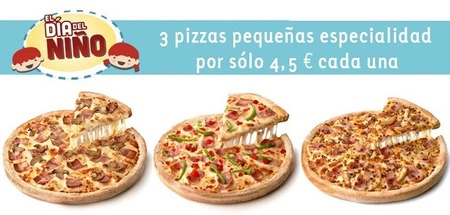 Celebra el 'Día del niño' con Telepizza 