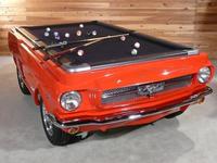 Un Mustang 1965…¡convertido en mesa de billar!