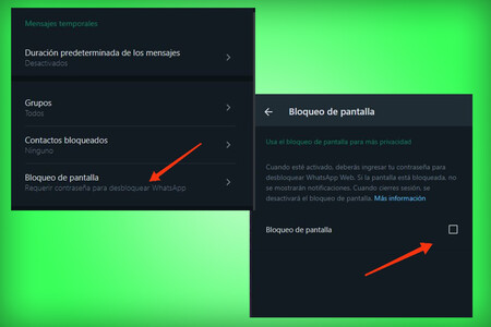 Bloqueo Pantalla Whatsapp Web