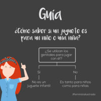 La guía más rápida y recomendable que he visto para saber si un juguete es de niña o de niño