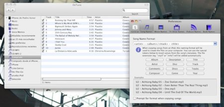 DeTune, navega por el contenido de tu iPod, iPhone o iPad desde Mac OS X
