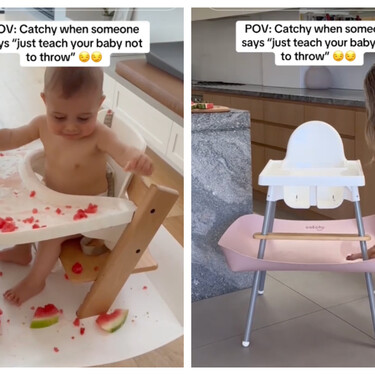 El invento definitivo que acaba con la suciedad inherente a dar de comer a un bebé: se coloca en la trona y a correr