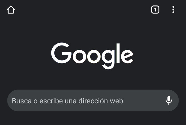 Chrome Tema Oscuro