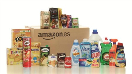 Amazon da un nuevo paso en España abriendo sus secciones de alimentación y droguería