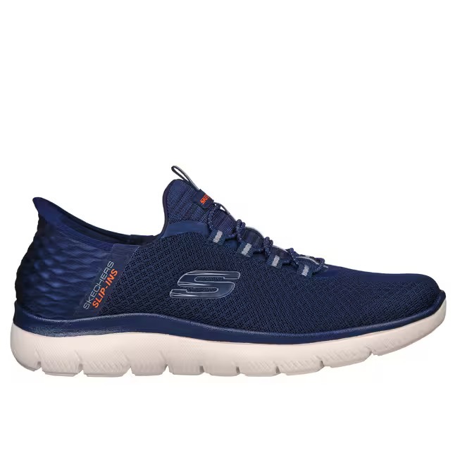 Zapatillas Caminar Skechers Slip-Ins Summits Hombre Azul Marino
