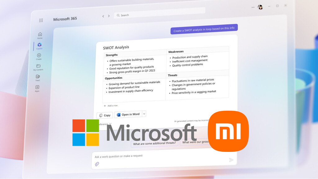 Hay otra forma de tener ChatGPT en tu móvil Xiaomi: a través de las apps de Microsoft Office gracias a Copilot 