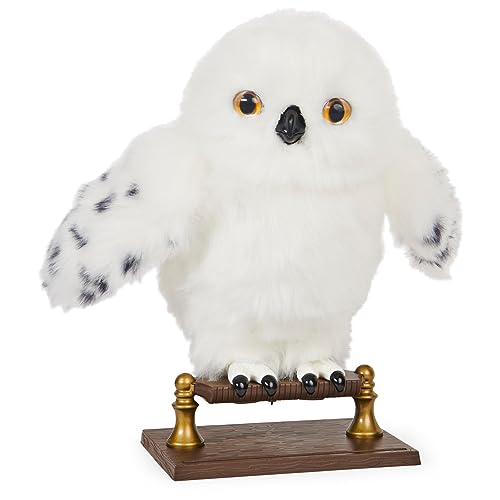 Wizarding World, Lechuza de Harry Potter Hedwig Interactiva con más de 15 Sonidos y Movimientos