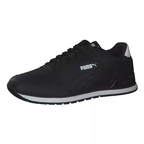 PUMA ST Runner v2 Full L, Sneakers Unisex Adulto, Black Black White, 45 EU