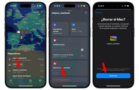Macを消去してiPhone Appleを探す