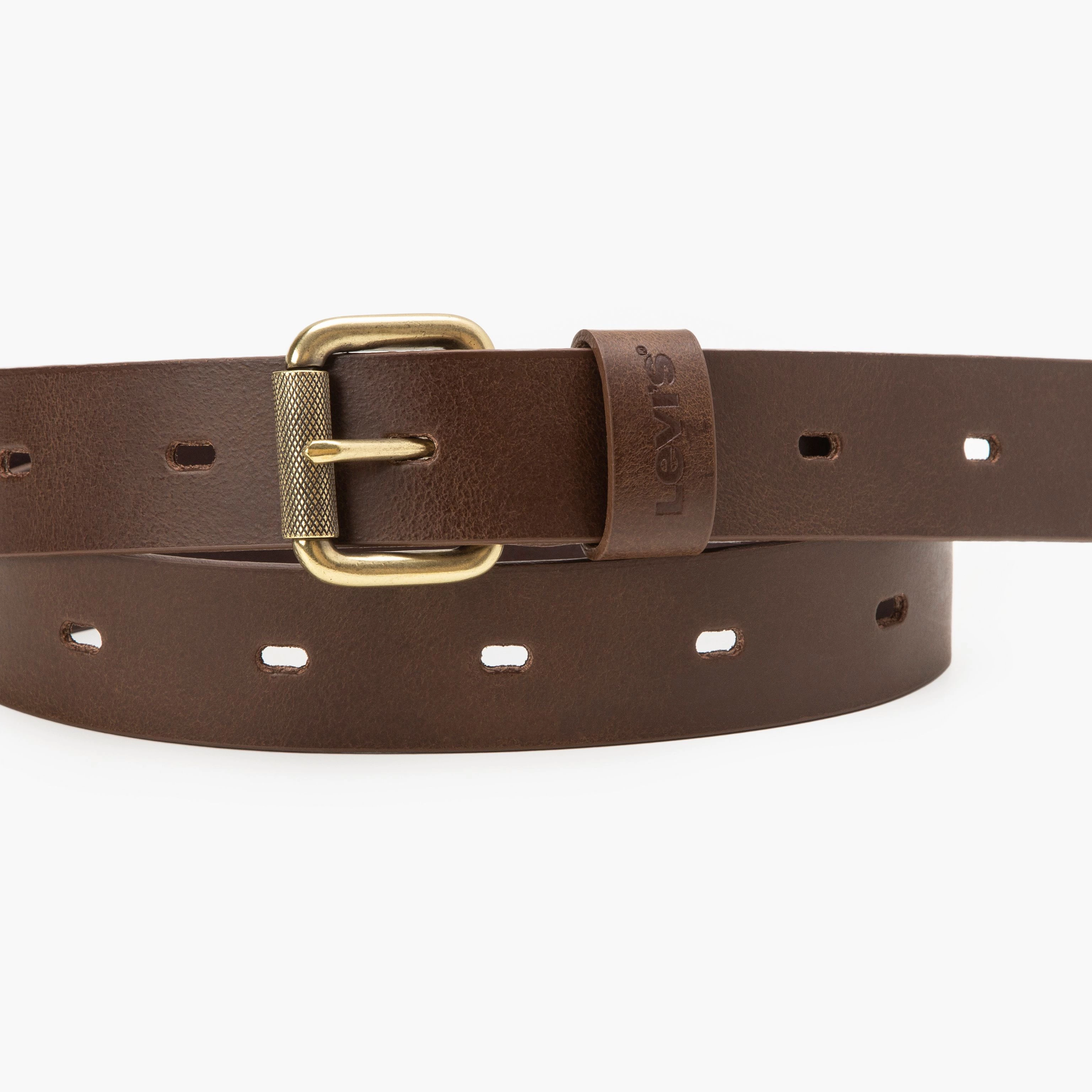 Cinturón Oval Perf Levi's 100 % piel de bovino