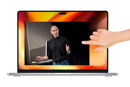 Steve Jobs destrozó las laptops con pantalla táctil para anunciar el iPad. 16 años después, Apple ya tiene la suya 