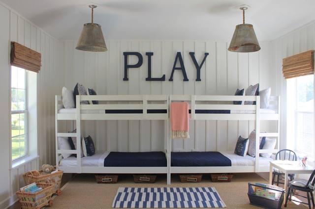 Habitaciones infantiles para tres o más niños