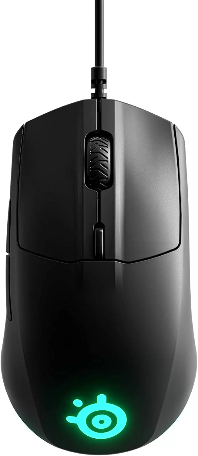 Steelseries Rival 3 - Ratón Alámbrico para Juegos - Sensor Óptico Truemove Core de 8.500 Cpi - 6 Botones Programables - Botones con Disparador Dividido - Cableado - Negro Steelseries Rival 3 - Ratón Alámbrico para Juegos - Sensor Óptico Truemove Core de 8.500 Cpi - 6 Botones Programables - Botones con Disparador Dividido - Cableado - Negro