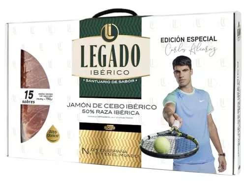 Elpozo maletín jamón de cebo ibérico medias lonchas 15x50g 