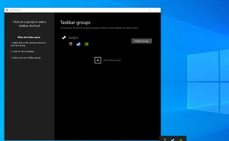 Con esta aplicación para Windows 10 puedes agrupar aplicaciones en un mismo icono de la barra de tareas