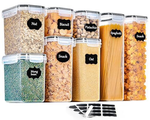GoMaihe Botes Cocina, Juego de 8 Piezas 