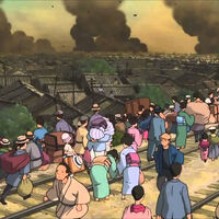 Es una de las escenas más caóticas de Studio Ghibli. Apenas dura 4 segundos, pero los animadores necesitaron más de un año para completarla