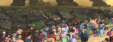 Es una de las escenas más caóticas de Studio Ghibli. Apenas dura 4 segundos, pero los animadores necesitaron más de un año para completarla