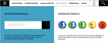 マドリッド市議会のウェブサイトで、自分に該当するラベルを確認できます。