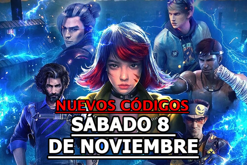 Free Fire MAX, códigos gratuitos para el Sábado 8 de noviembre 