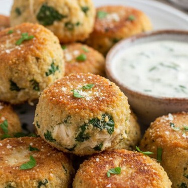 Bolitas de espinaca con pollo: receta fácil, nutritiva, rendidora y deliciosa
