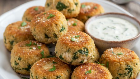 Bolitas de espinaca con pollo: receta fácil, nutritiva, rendidora y deliciosa