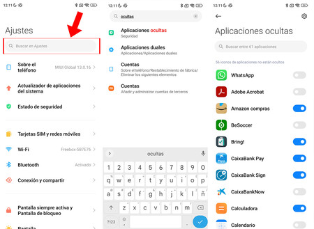 Apps Ocultas Xiaomi 2