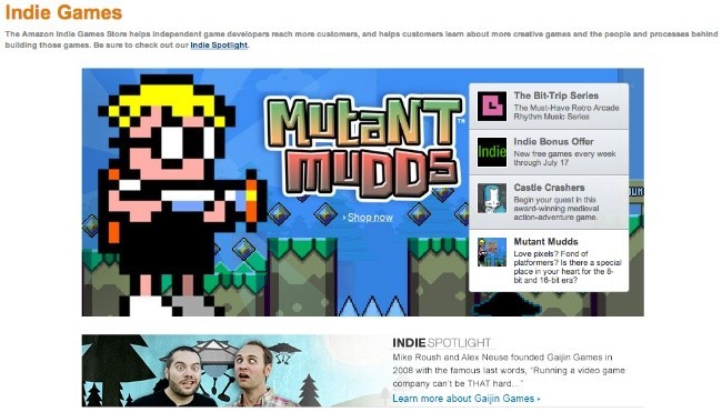 amazon indie store