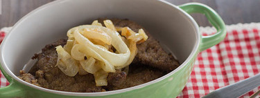 Hígado encebollado, receta tradicional española