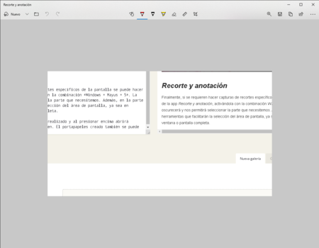 Capturas Pantalla Recorte Anotacion Windows 10