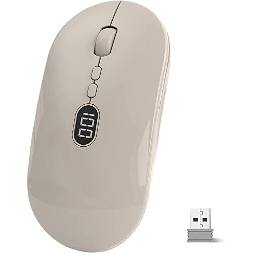 Free wolf X1 Mouse Inalámbrico con Pantalla de Batería