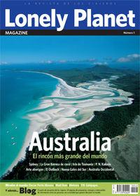 Lanzamiento de la revista Lonely Planet con guía a elegir de regalo